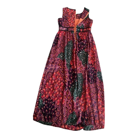 GB Girls Multi‑Print Maxi Dress Size 8 - Picture 2 of 5